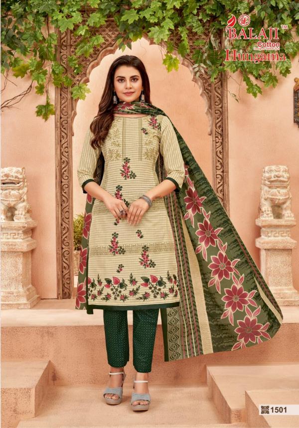 Balaji Hungama Vol-15 Cotton Designer Exclusive Dress Material